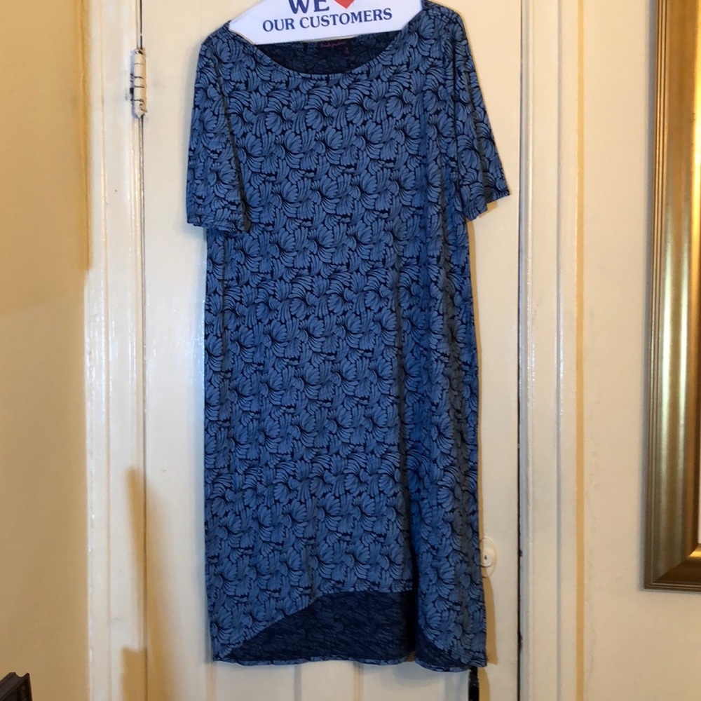 Fresh Produce dress blue cotton size M